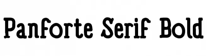Panforte Serif Bold  Descarca Fonturi Gratis