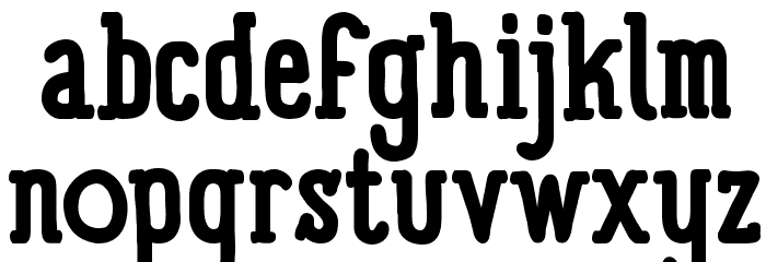 Panforte Serif Bold Font LOWERCASE