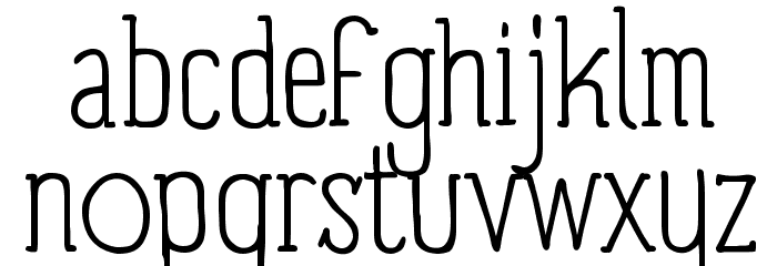 Panforte Serif Light Font LOWERCASE