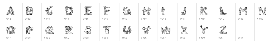 Pangkat_etniko Regular Character Map