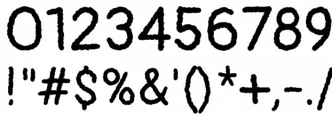 Pangolin Regular Font OTHER CHARS