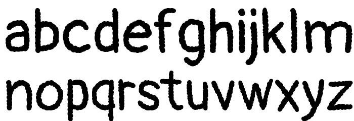 Pangolin Regular Font LOWERCASE