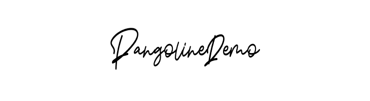 Pangoline Demo  नि: शुल्क फ़ॉन्ट्स डाउनलोड