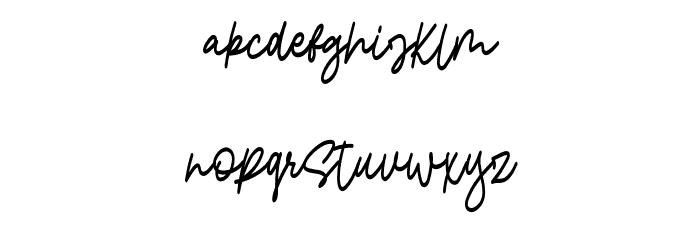 Pangoline Demo Font LOWERCASE