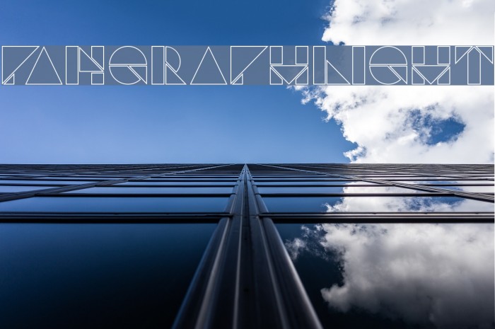 Pangraph-Light Font examples