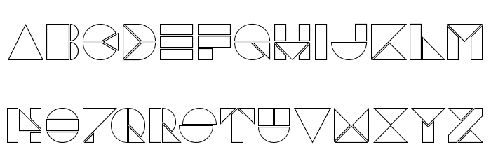 Pangraph-Light Font LOWERCASE