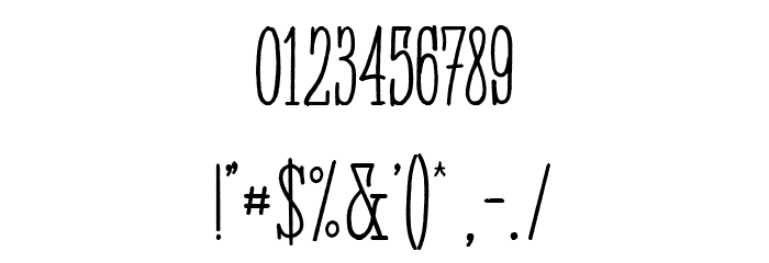 Panhitra-Slab Font OTHER CHARS