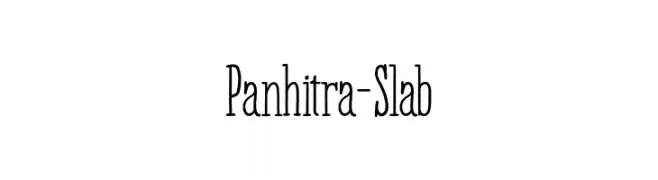 Panhitra-Slab  تنزيل الخطوط