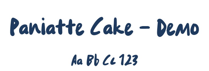 Paniatte Cake - Demo Font Preview