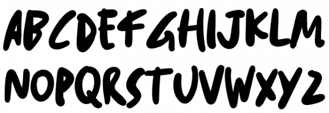 Paniatte Cake - Demo Caratteri MAIUSCOLE