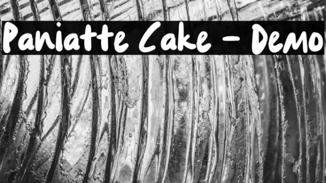 Paniatte Cake - Demo Caratteri examples