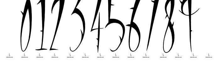 Panic Room Font OTHER CHARS