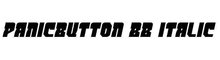 PanicButton BB Italic  baixar fontes gratis