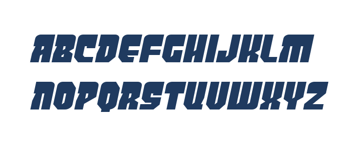 PanicButton BB Italic Lowercase