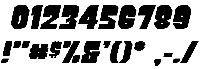 PanicButtonBB-Italic Font OTHER CHARS