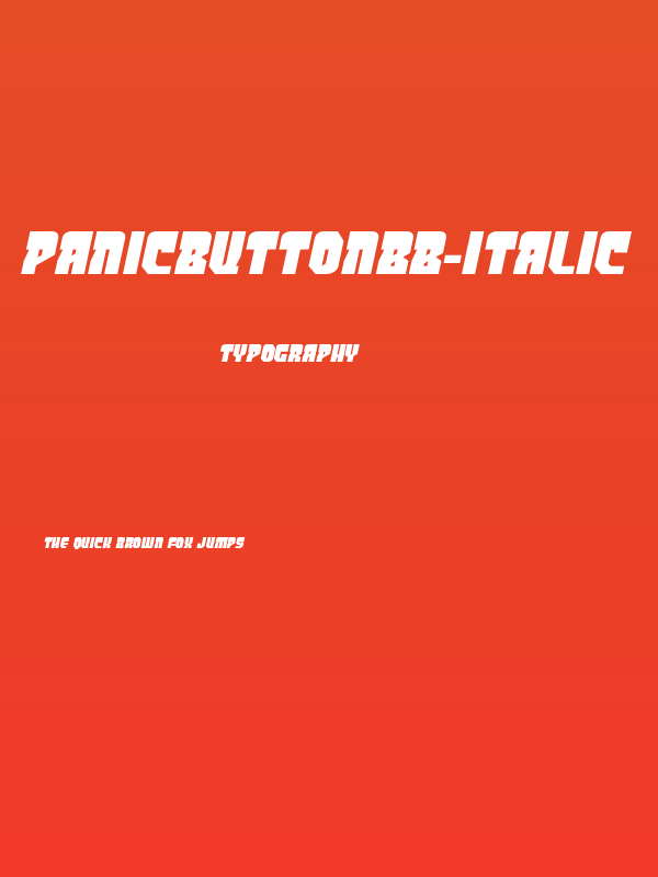 PanicButtonBB-Italic Poster