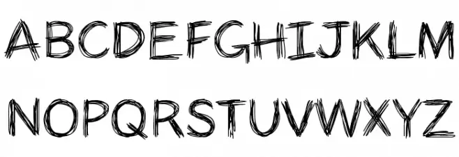 PanicStricken Schriftart Groß