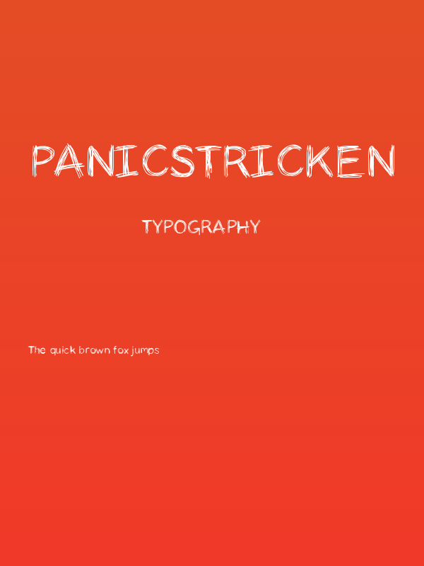 PanicStricken Poster