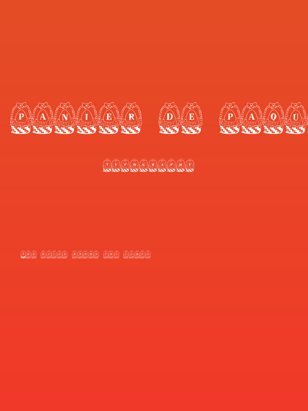 Panier de Paques Poster