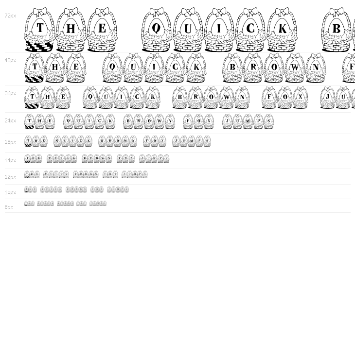 Panier de Paques Waterfall