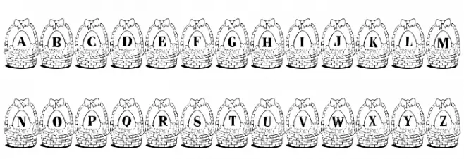 Panier de Paques Font Litere mici
