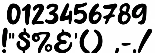 Panipuri Font OTHER CHARS