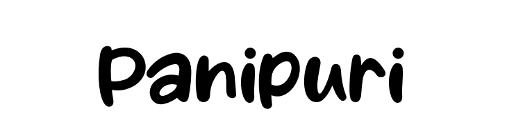 Panipuri  font caratteri gratis