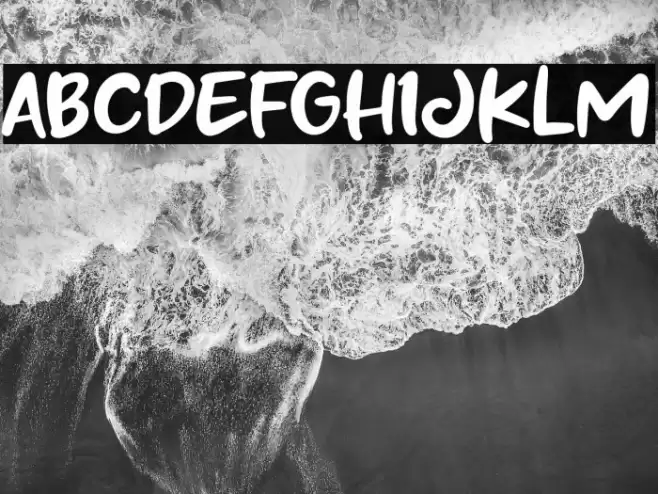 Panipuri Font examples