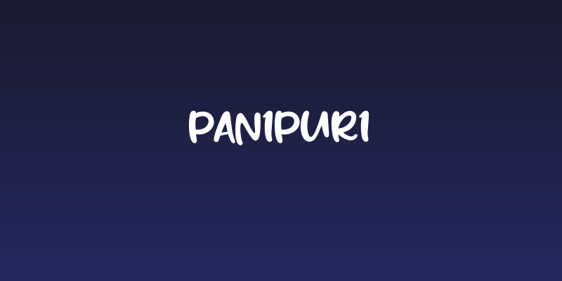 Panipuri Social Header