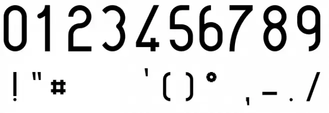 Panique Font OTHER CHARS