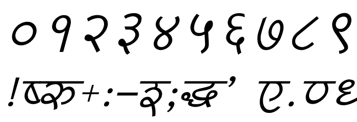 Pankaj Italic Fuentes OTROS CHARS