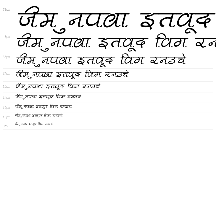 Pankaj Italic Waterfall