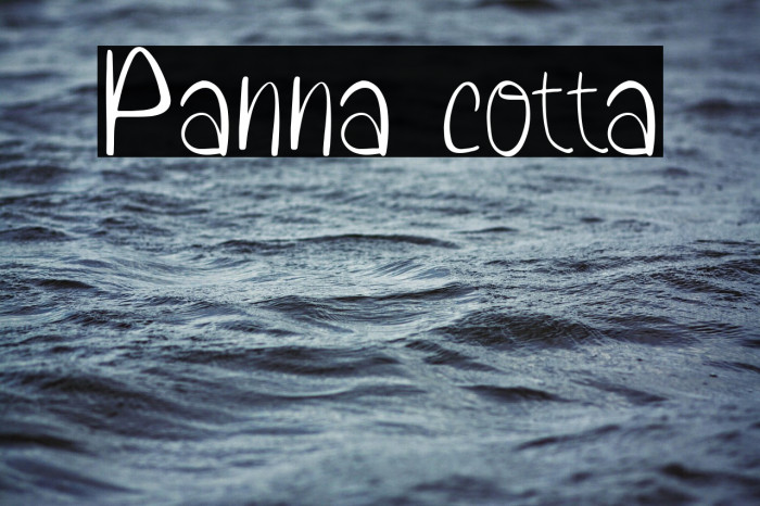 Panna cotta Example 3