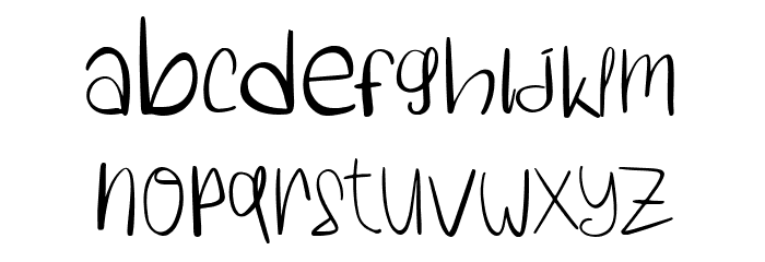 Panna cotta Font LOWERCASE