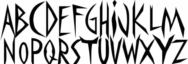 Panophobia Schriftart Groß