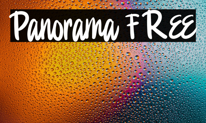 Panorama FREE خط examples