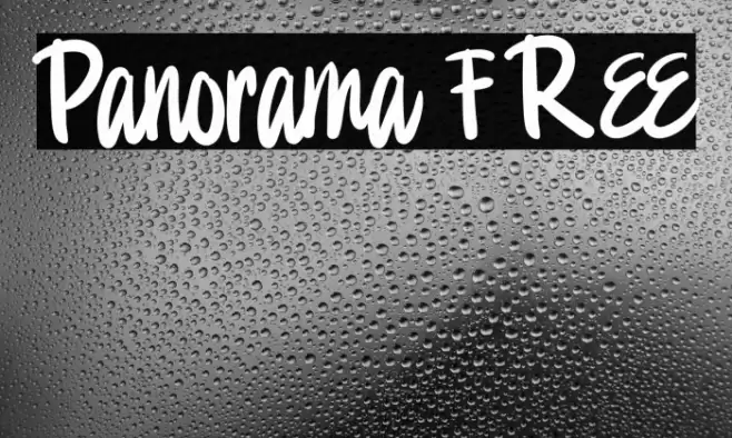 Panorama FREE Font examples