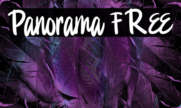Panorama FREE خط examples