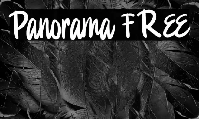 Panorama FREE Font examples