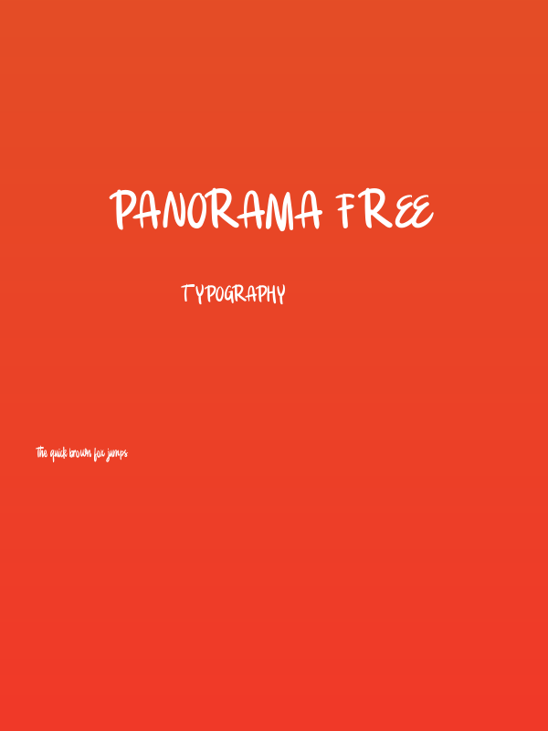 Panorama FREE Poster