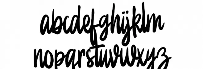 Panorama FREE Font LOWERCASE