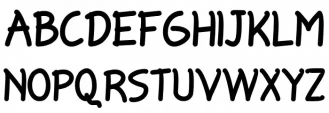 Panorama Schriftart Groß