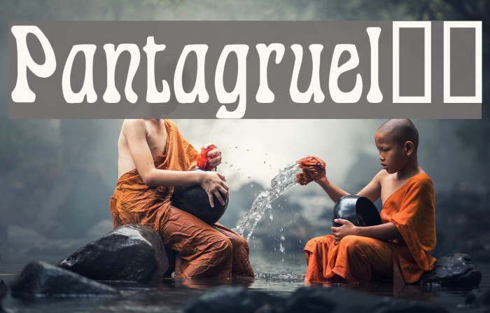 Pantagruel!` Font examples