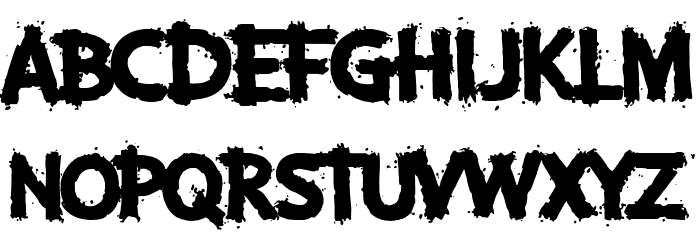 Pantano Thing Font LOWERCASE