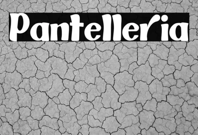 Pantelleria Font examples