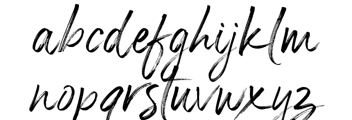 Panterick Font LOWERCASE