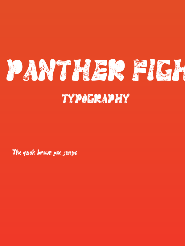 Panther Fighter Poster