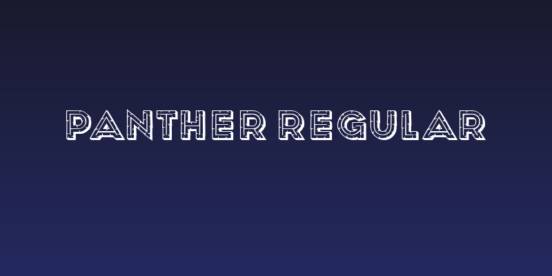 Panther Regular Social Header