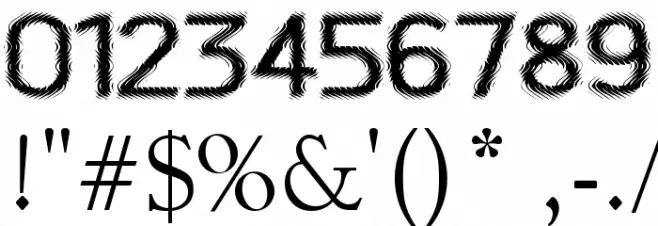 Panther Scratches Font OTHER CHARS