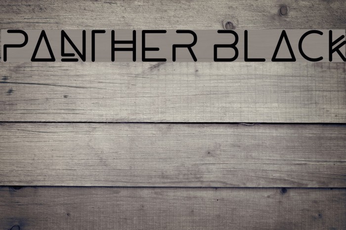 Panther Black Font examples